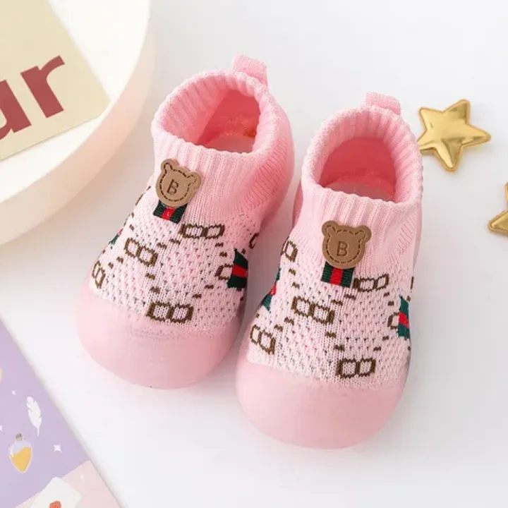 Chaussons Chaussettes Bébé Antidérapants – Design Mignon et Confort Assuré