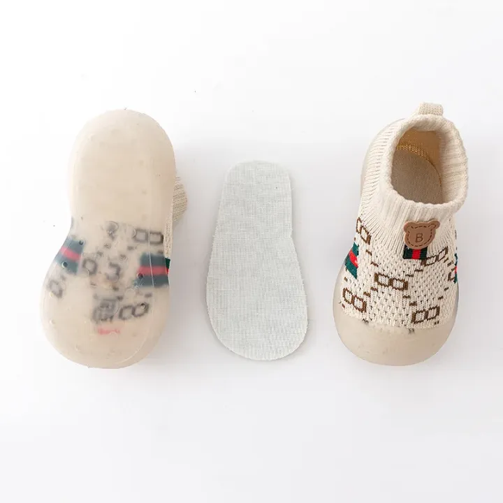 Chaussons Chaussettes Bébé Antidérapants – Design Mignon et Confort Assuré