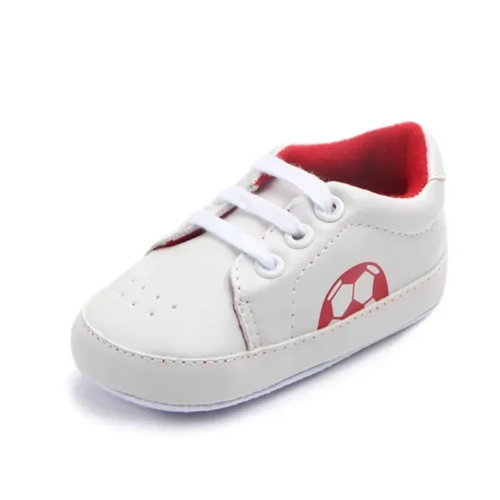Baskets Bébé Sport – Premiers Pas Confortables et Stylés (Motif Ballon)