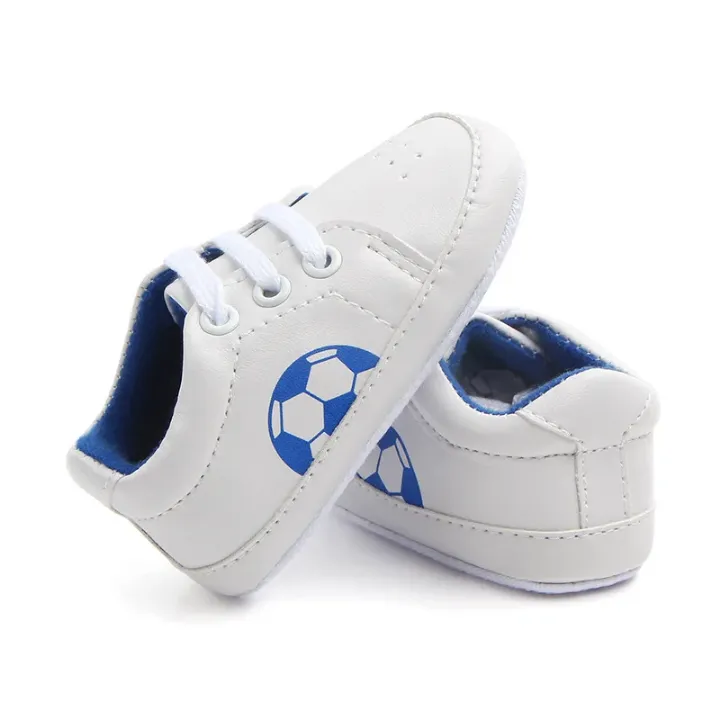 Baskets Bébé Sport – Premiers Pas Confortables et Stylés (Motif Ballon)