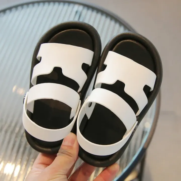 Sandales Unisexes pour Enfants en Cuir – Antidérapantes, Légères et Confortables, 4 Saisons