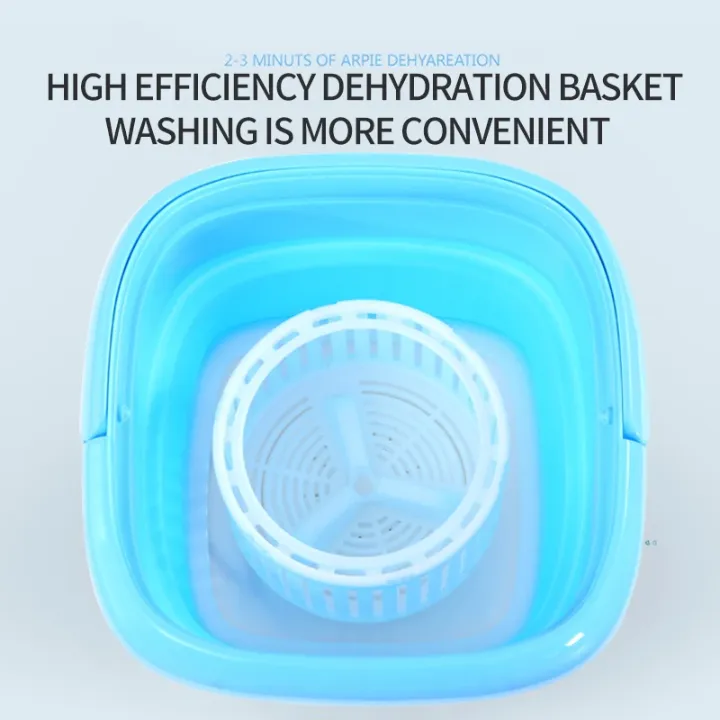 🧼 Mini Machine à Laver Pliable 6.5L – Ultra-Compacte, Idéale pour Bébé, Voyage & Petits Espaces