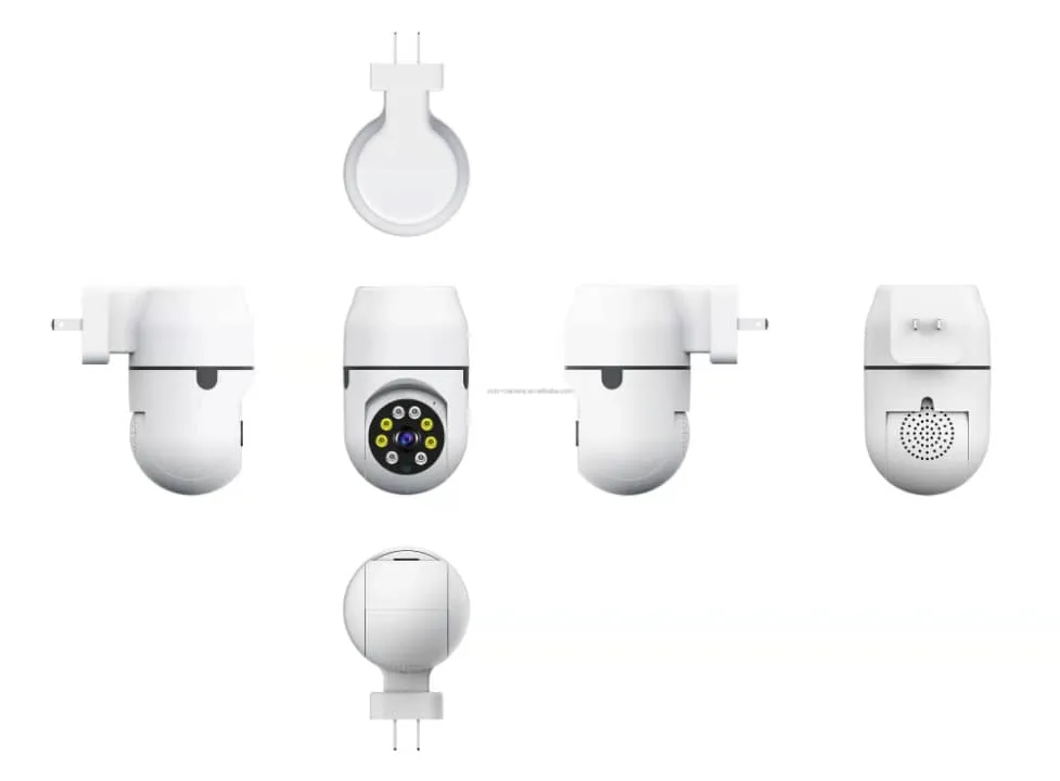 Caméra WiFi sur prise murale - HD 720P/1080P/3MP