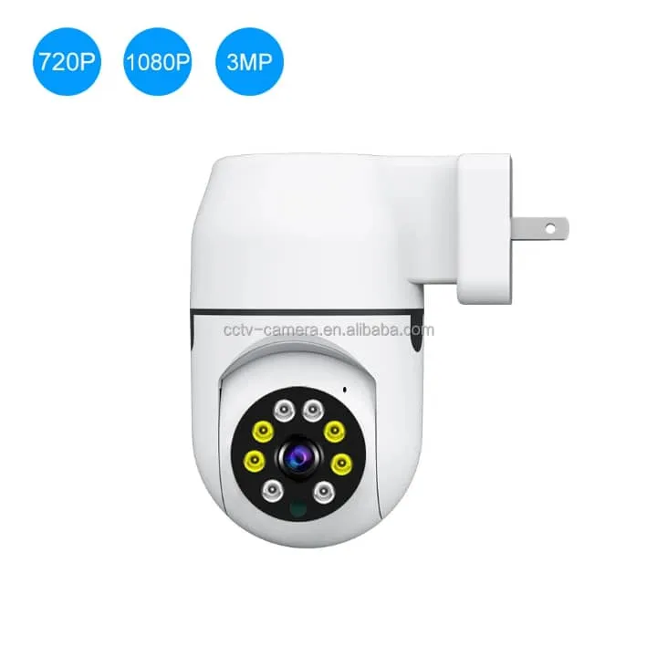 Caméra WiFi sur prise murale - HD 720P/1080P/3MP