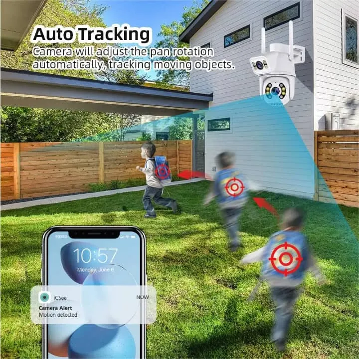 Caméra extérieure Wi-Fi intelligente JT-3Q