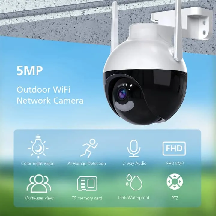 Caméra Wi-Fi motorisée JT-8189XM