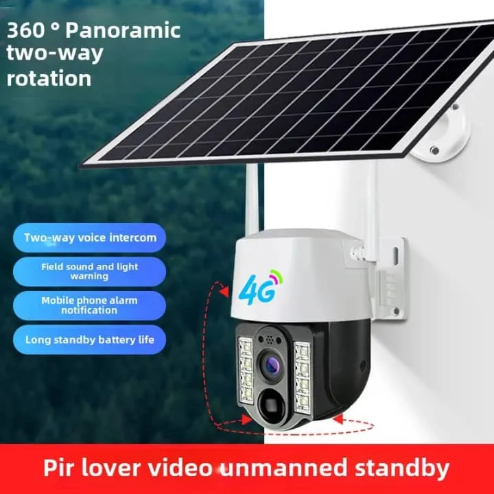 Caméra Solaire Intelligente – Détection & Enregistrement Automatique