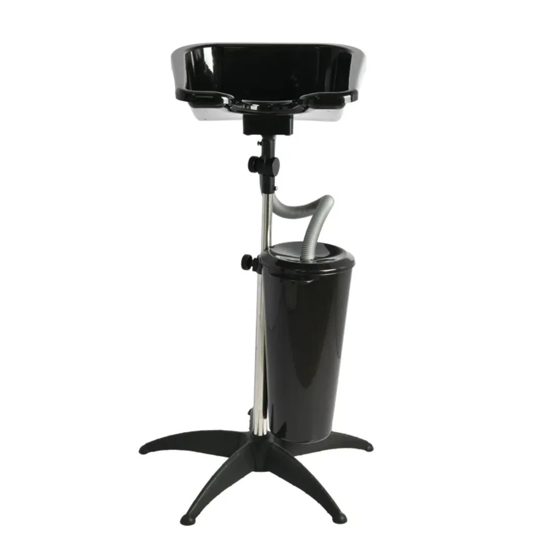 Bac à Shampoing Pliable Professionnel – Réglable et Léger, Idéal pour Salon de Coiffure