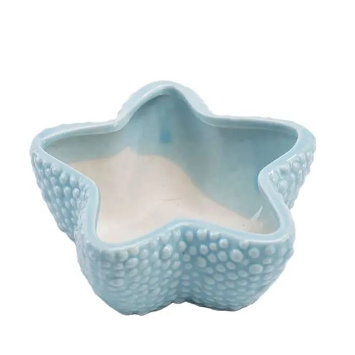 Pot Poisson Fantaisie – Bleu Céramique