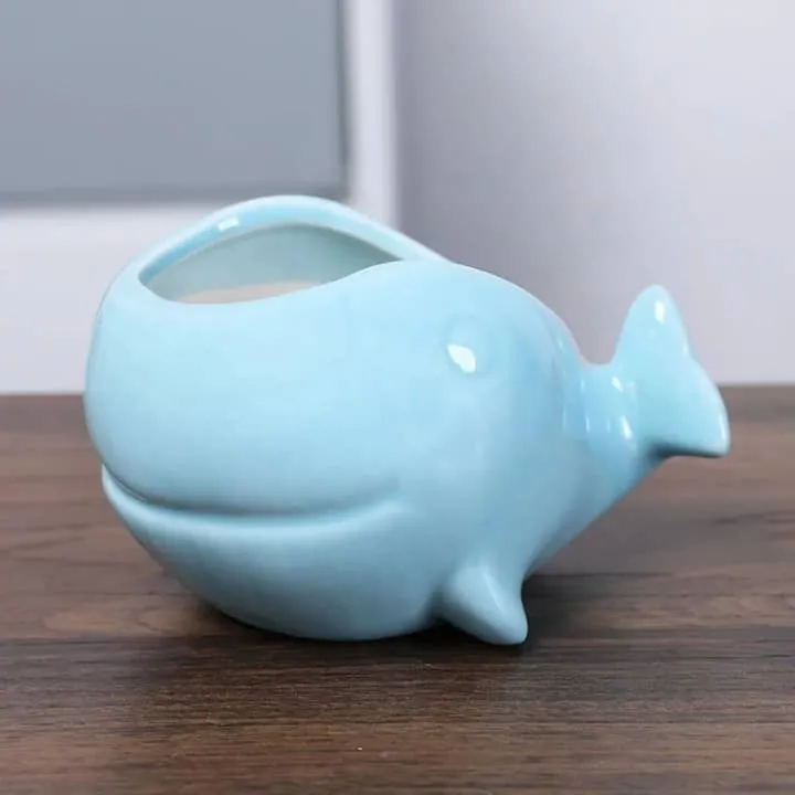 Pot Baleine Bleu – Déco Ludique