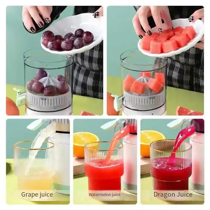 Presse-agrumes électrique portable USB – Mélangeur rechargeable multifonction pour jus d’orange et fruits frais
