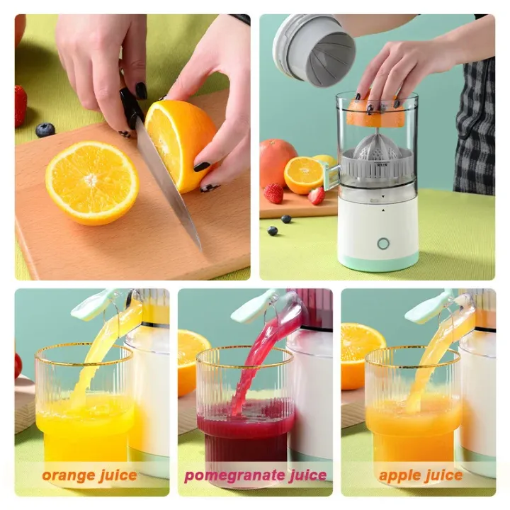 Presse-agrumes électrique portable USB – Mélangeur rechargeable multifonction pour jus d’orange et fruits frais