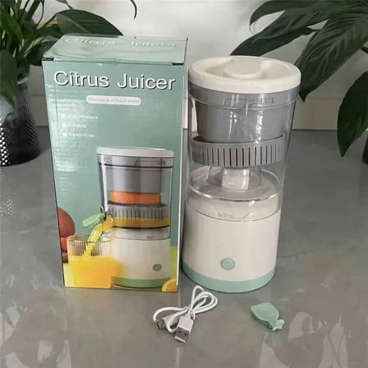 Presse-agrumes électrique portable USB – Mélangeur rechargeable multifonction pour jus d’orange et fruits frais