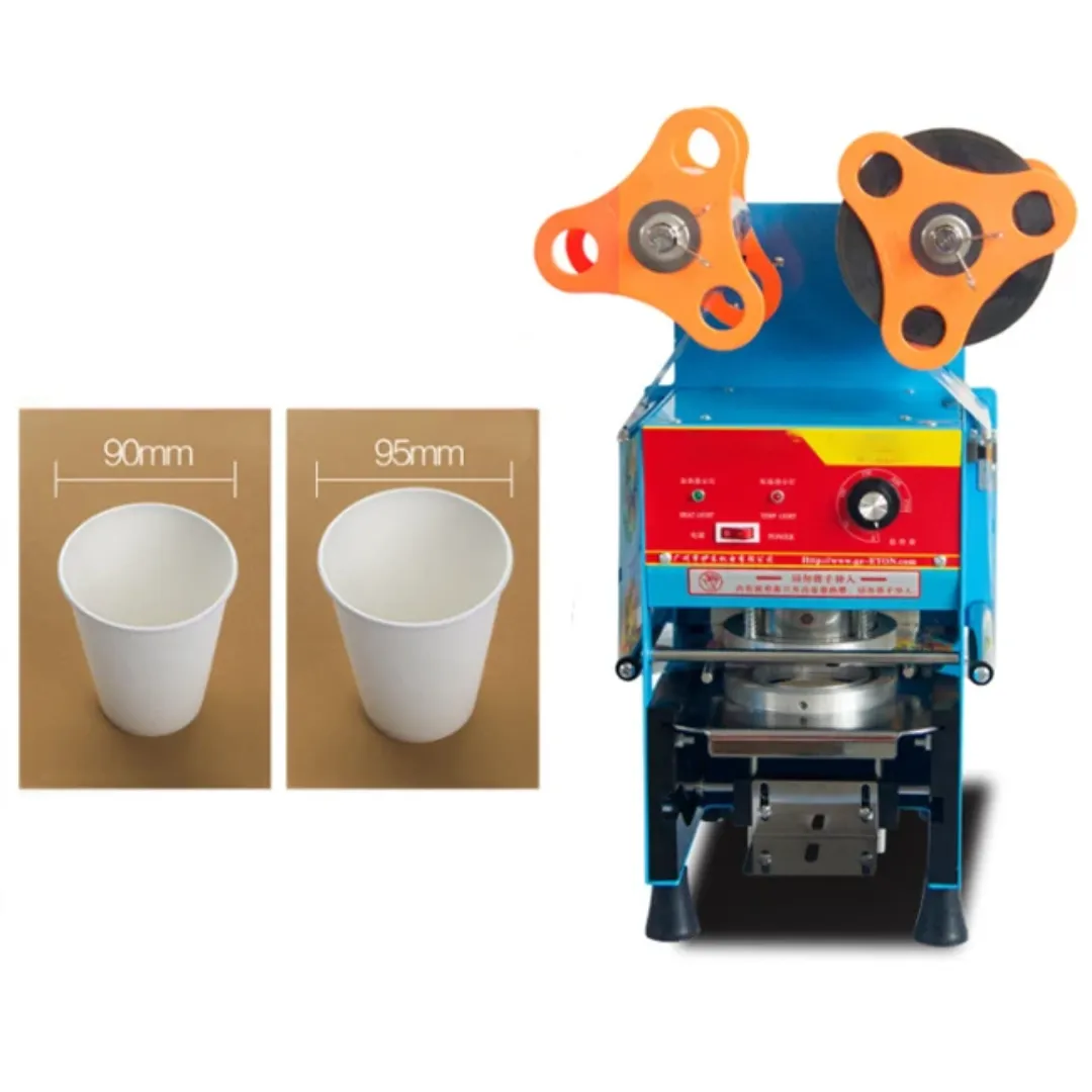 Machine à Sceller les Gobelets – Automatique, 300-500 gobelets/h, Ø90mm – Modèle OLL-A9