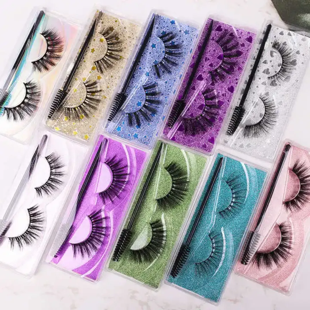 Cils Vaporeux 25 mm en Soie – Effet Vison, Ultra-Légers & Réutilisables – Personnalisables avec Logo
