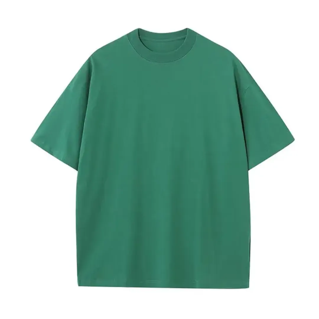 T-shirt Oversize 230g Homme – 100% Coton, Tissu Épais Premium, Couleurs Unies