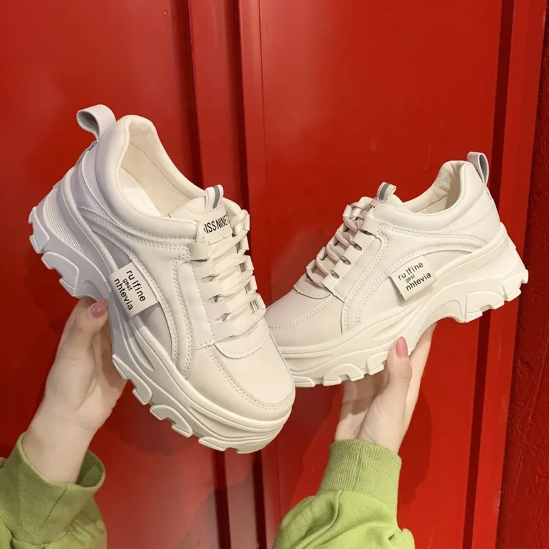 Baskets Chunky à Plateforme – Design Oversize Tendance pour Femmes, Semelle Épaisse Confortable