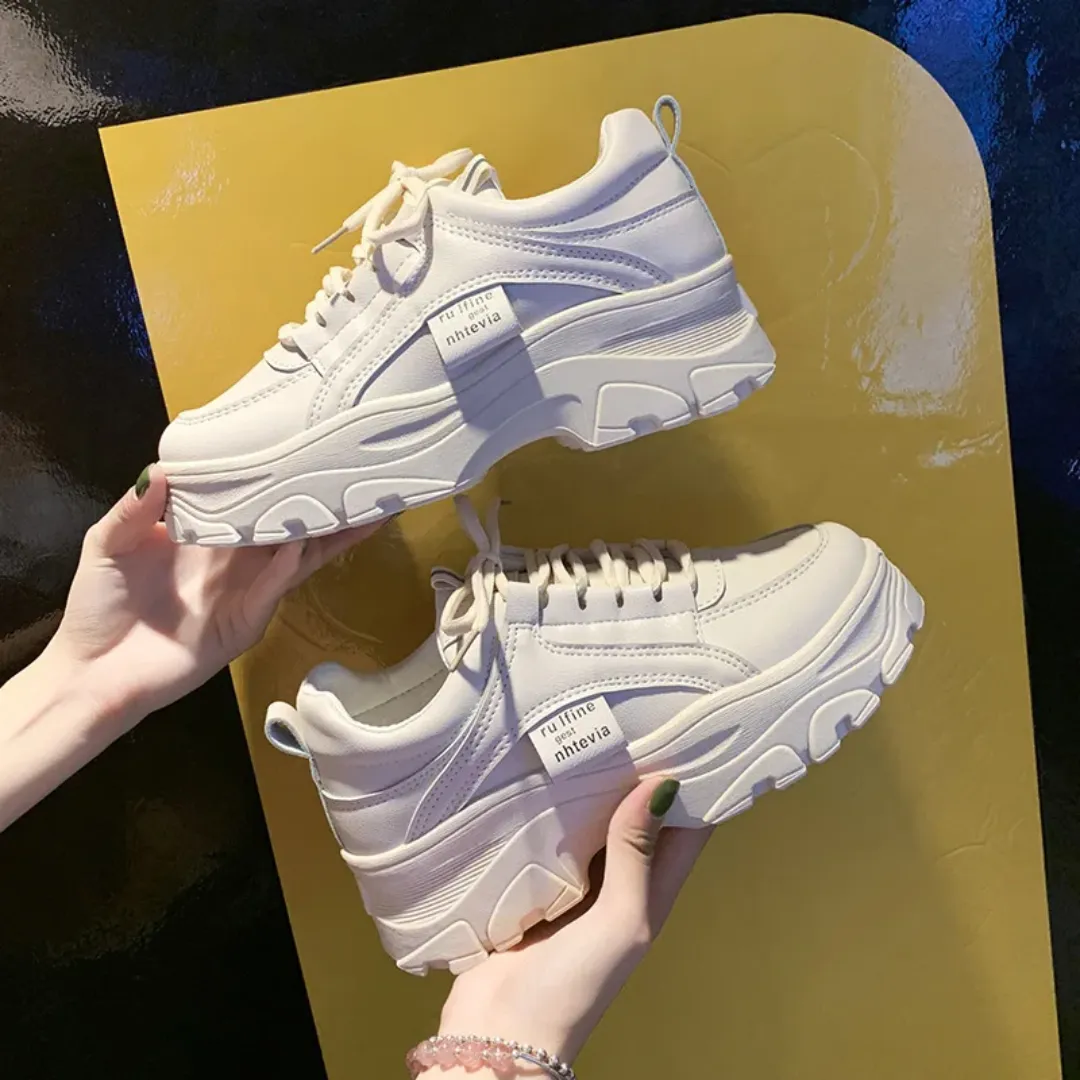 Baskets Chunky à Plateforme – Design Oversize Tendance pour Femmes, Semelle Épaisse Confortable