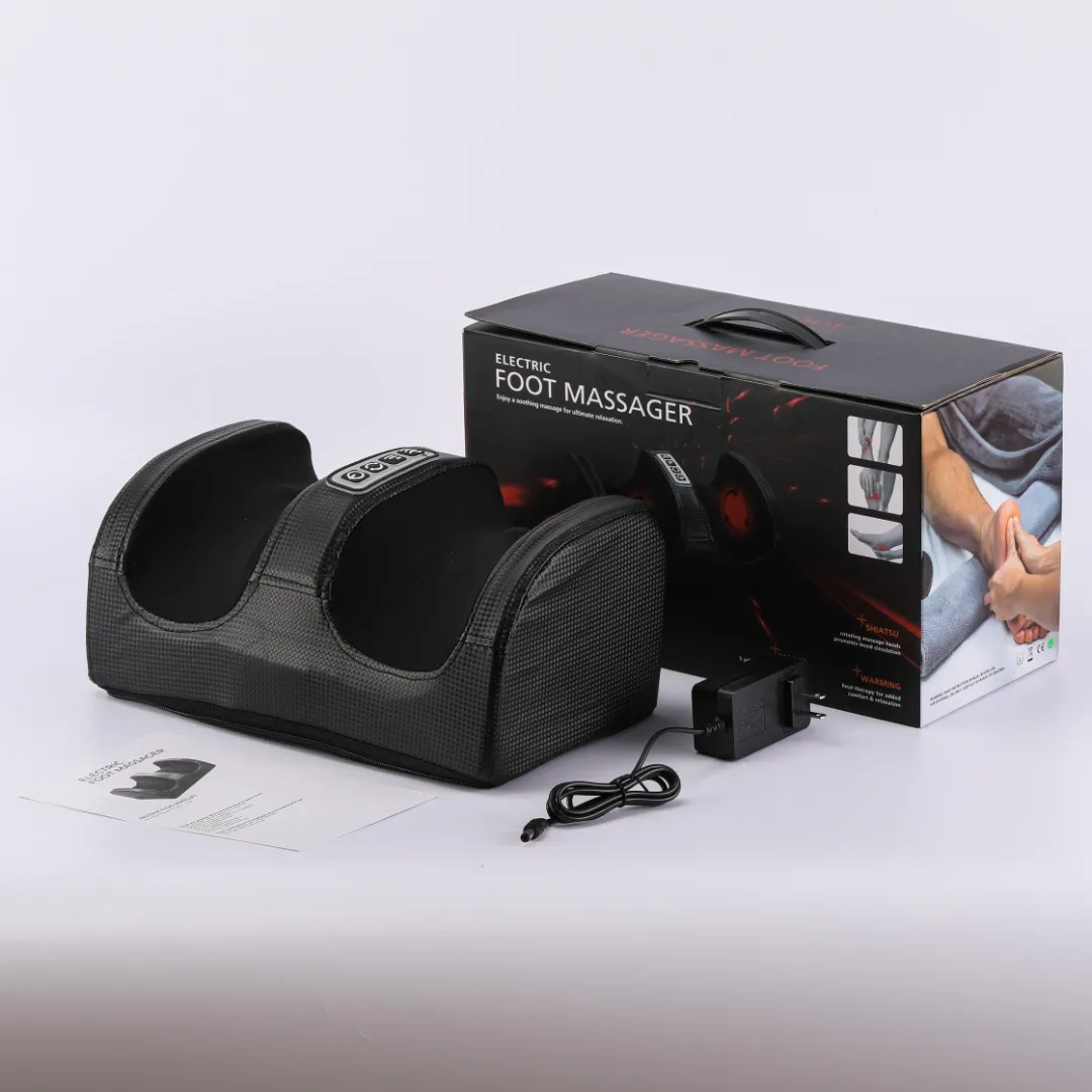 Masseur de Pieds Électrique Shiatsu – 20 Points de Massage, Chaleur Infrarouge, Vibrant & Compact