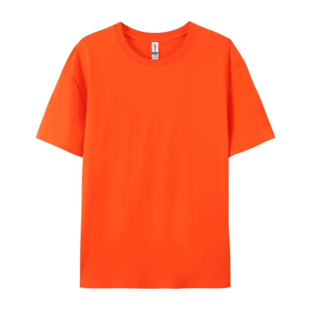 T-shirt Homme 100% Coton – Col Rond, Uni, Personnalisable, Confort Quotidien, Toutes Tailles