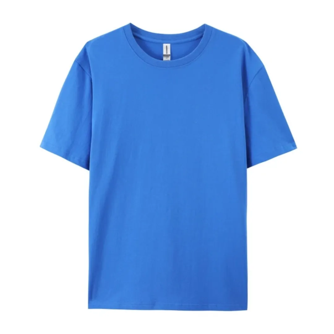 T-shirt Homme 100% Coton – Col Rond, Uni, Personnalisable, Confort Quotidien, Toutes Tailles