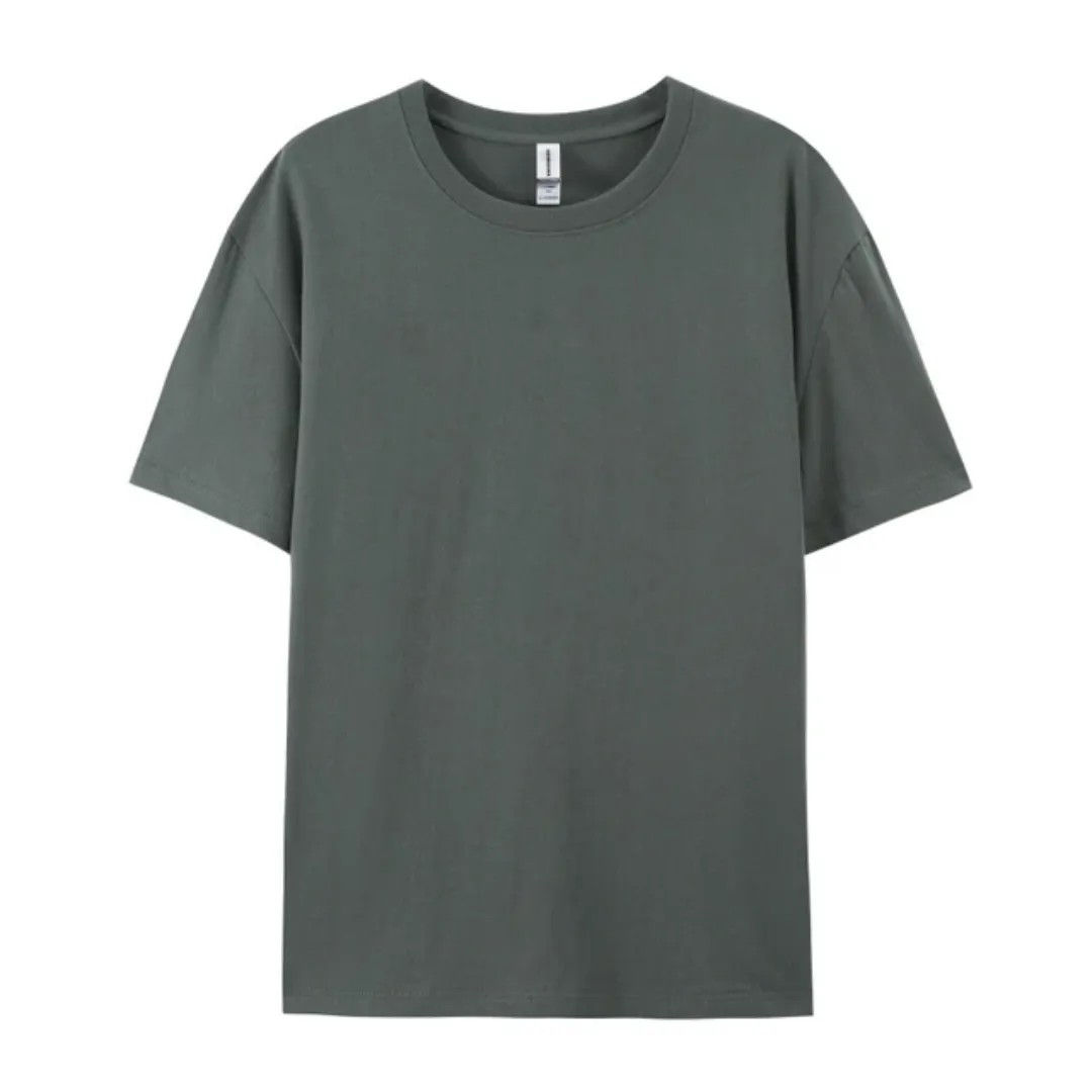 T-shirt Homme 100% Coton – Col Rond, Uni, Personnalisable, Confort Quotidien, Toutes Tailles