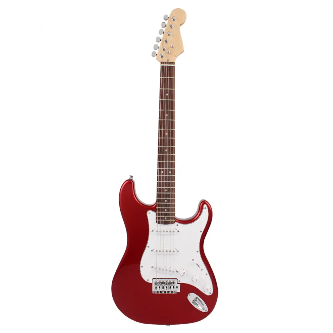 Guitare Électrique ST700 – 6 Cordes Acier – Corps en Tilleul – 39 Pouces – Modèle Débutant ou Pro