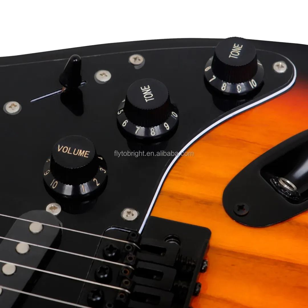 Guitare Électrique ST700 – 6 Cordes Acier – Corps en Tilleul – 39 Pouces – Modèle Débutant ou Pro