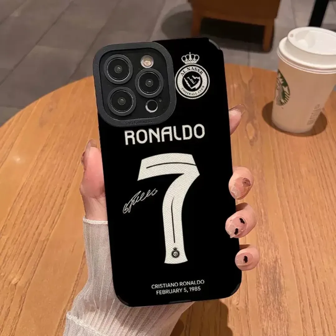 Coque iPhone Messi n°10 – Équipe d'Argentine | Étui Sport en Cuir PU