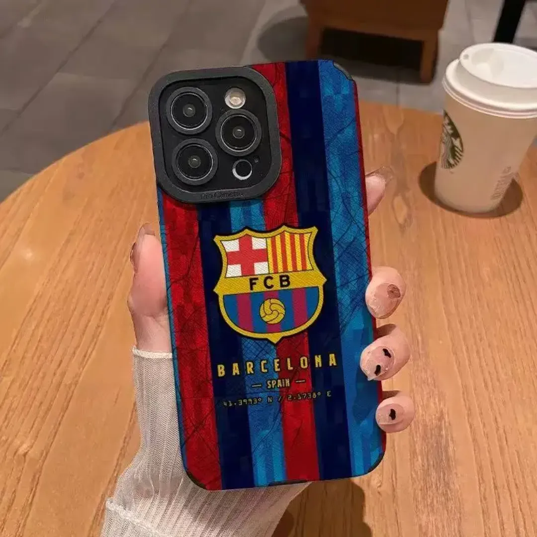 Coque iPhone Messi n°10 – Équipe d'Argentine | Étui Sport en Cuir PU