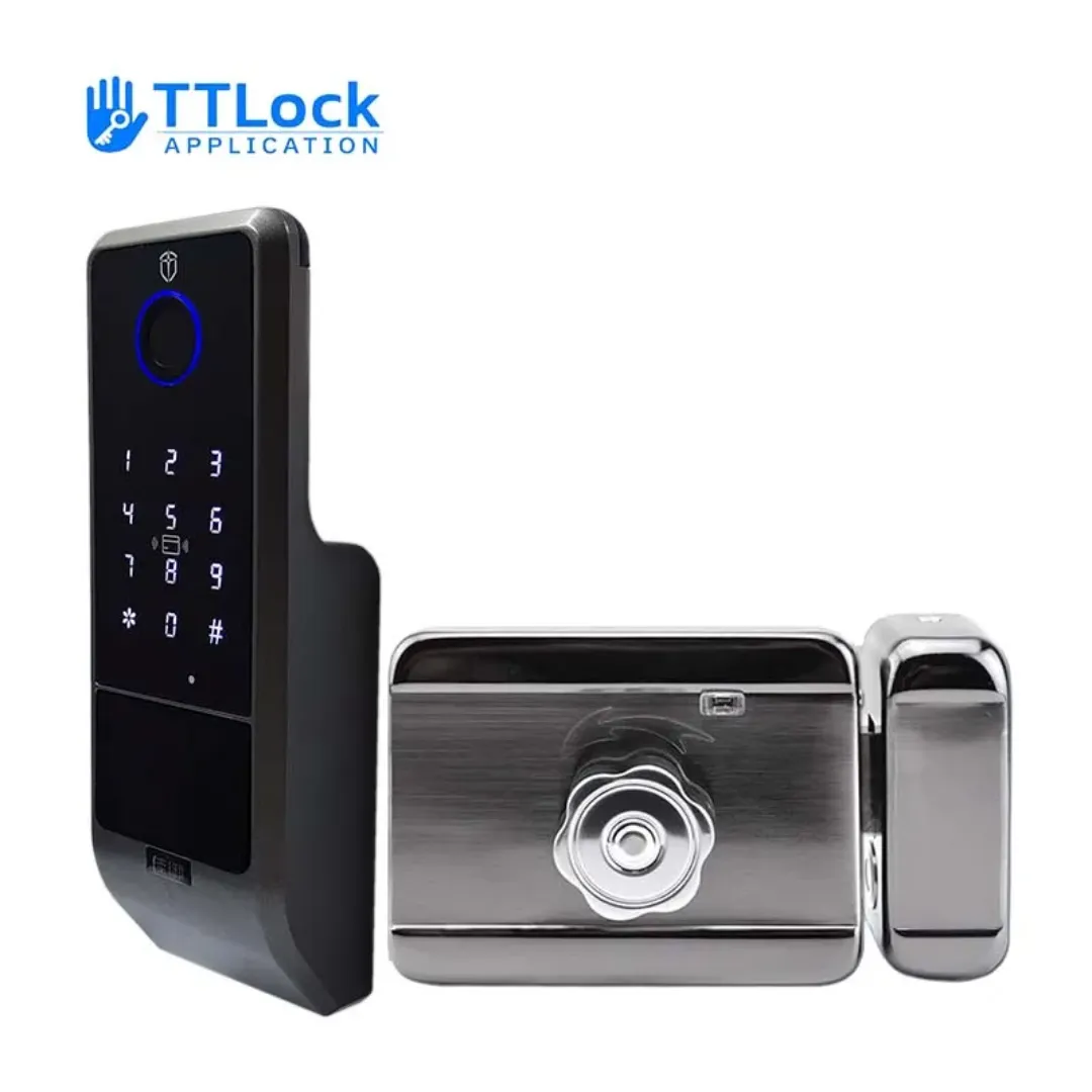 Serrure Intelligente TTLock – Ouverture par Bluetooth, Carte ou Code, Batterie Rechargeable, Sécurité Renforcée
