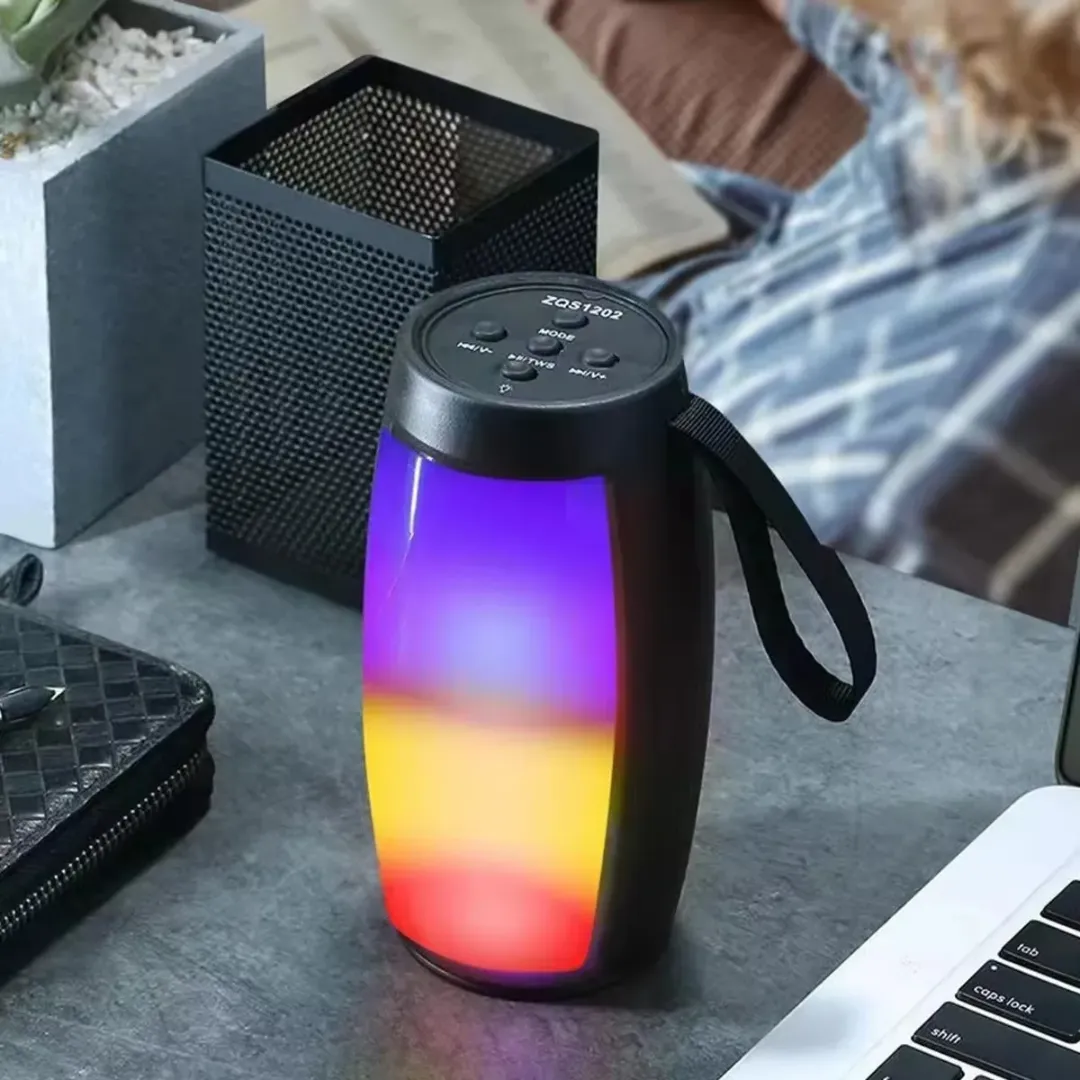 Haut-Parleur Bluetooth LED Portable – Son Puissant & Éclairage Multicolore – Idéal Voiture & Extérieur
