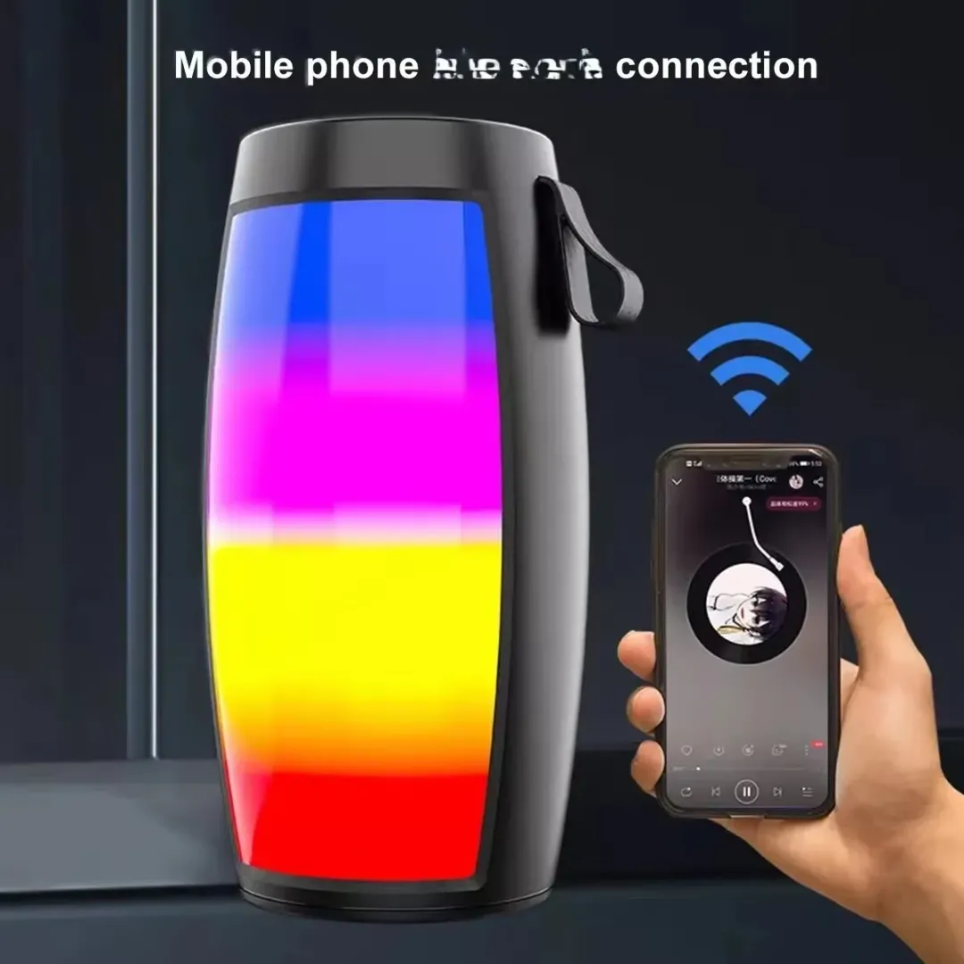 Haut-Parleur Bluetooth LED Portable – Son Puissant & Éclairage Multicolore – Idéal Voiture & Extérieur