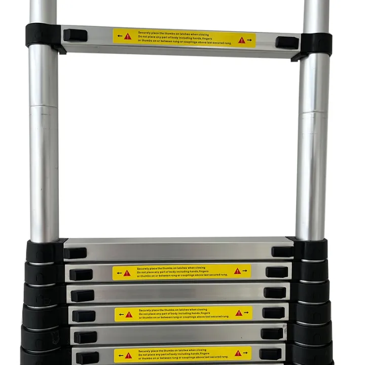 Échelle Télescopique en Aluminium 4 à 6M – Pliable, Sécurisée et Facile à Transporter