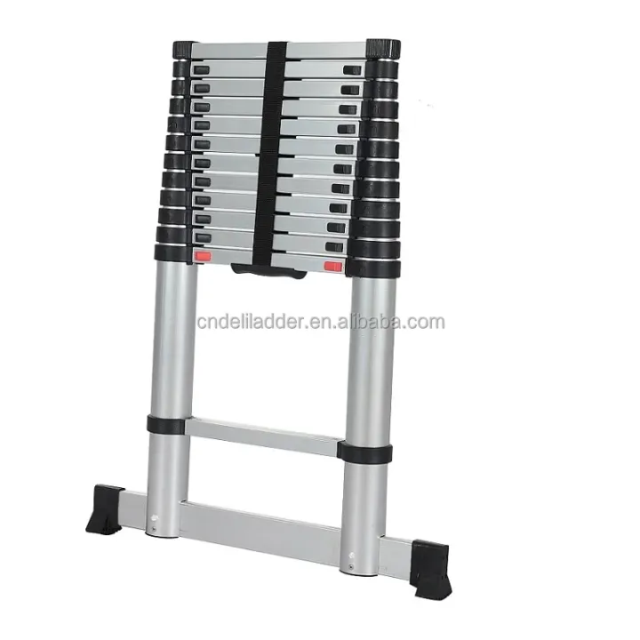 Échelle Télescopique en Aluminium 4 à 6M – Pliable, Sécurisée et Facile à Transporter