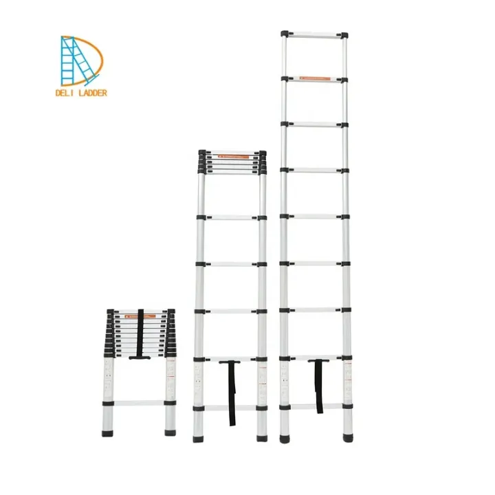 Échelle Télescopique en Aluminium 4 à 6M – Pliable, Sécurisée et Facile à Transporter