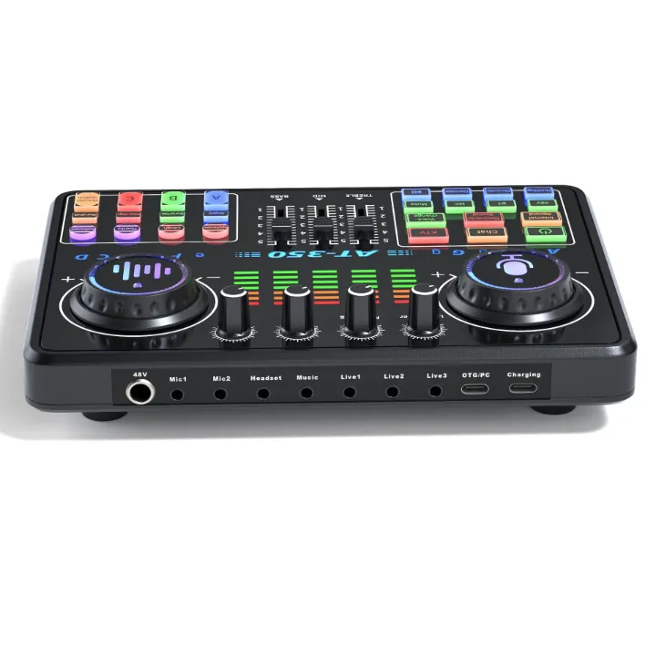 Kit Microphone Professionnel avec Carte Son DJ20 – Streaming, Podcast, Live, Studio, USB & XLR