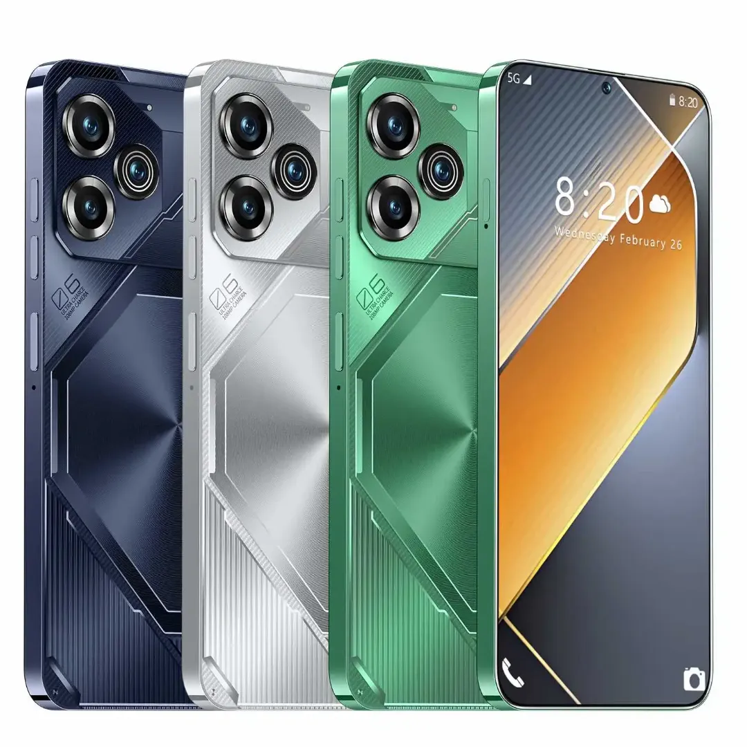 Smartphone Android 5G GT10 Pro – Écran 6.53", 16 Go RAM + 1 To ROM, Double SIM, Caméra 108MP, Charge 65W