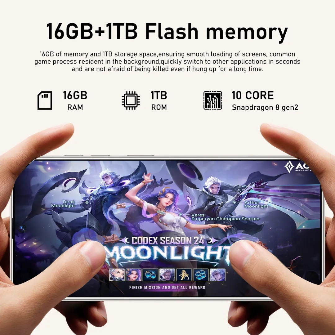 Smartphone Pixel 9 Pro – Écran 7.3", 16Go+1To, Caméra 108MP, Android 15, Batterie 8000mAh, 5G