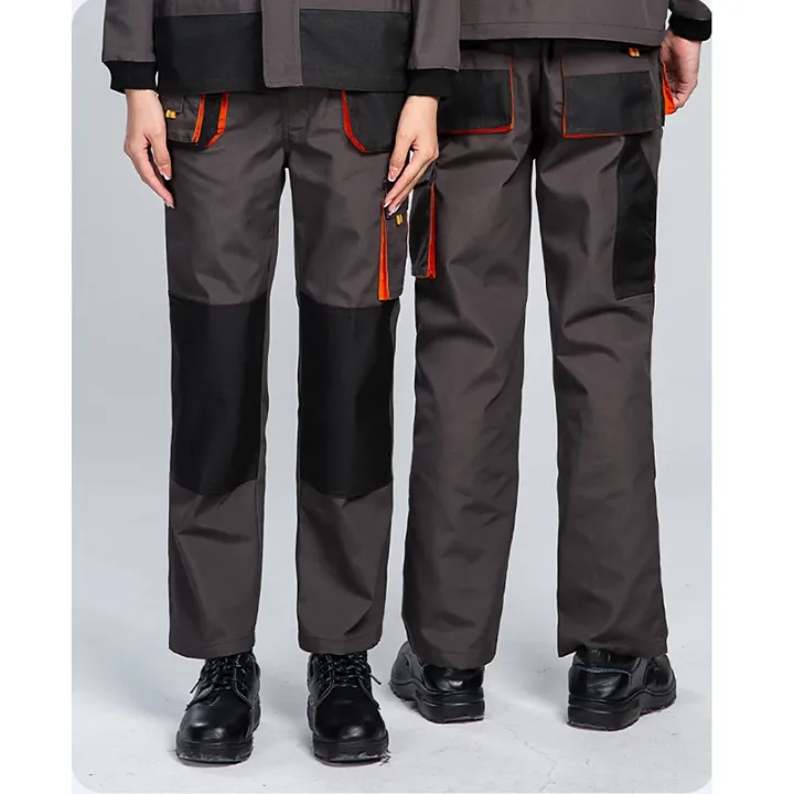 Tenue de travail professionnelle homme – Ensemble veste et pantalon renforcé multi-poches, haute résistance