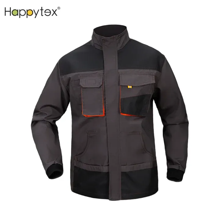 Tenue de travail professionnelle homme – Ensemble veste et pantalon renforcé multi-poches, haute résistance