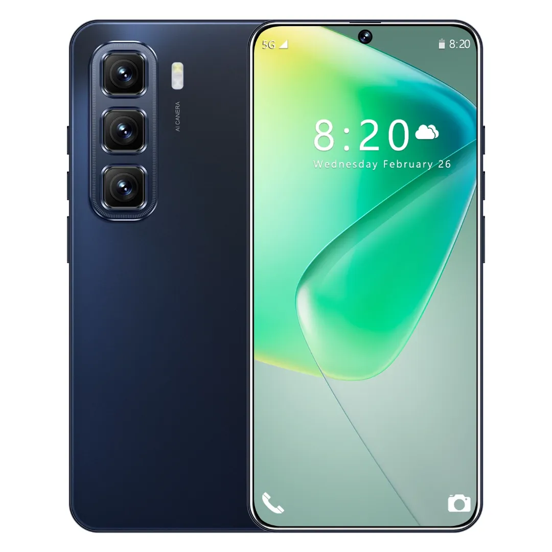 Smartphone Hot50 Pro Max – 5G, 8+256GB, Écran >7", Android 10, Caméra 48MP, Recharge Sans Fil, Débloqué Double SIM