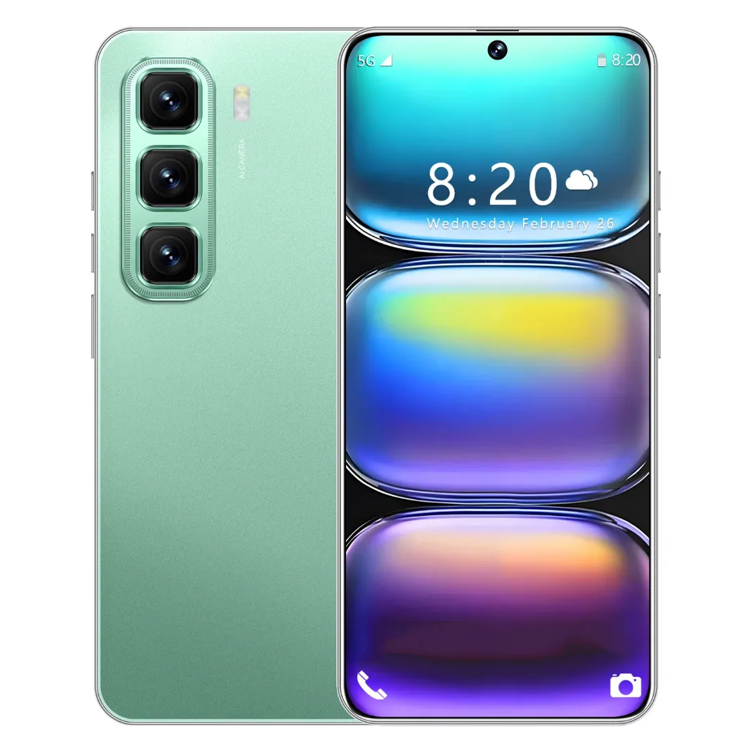 Smartphone Hot50 Pro Max – 5G, 8+256GB, Écran >7", Android 10, Caméra 48MP, Recharge Sans Fil, Débloqué Double SIM