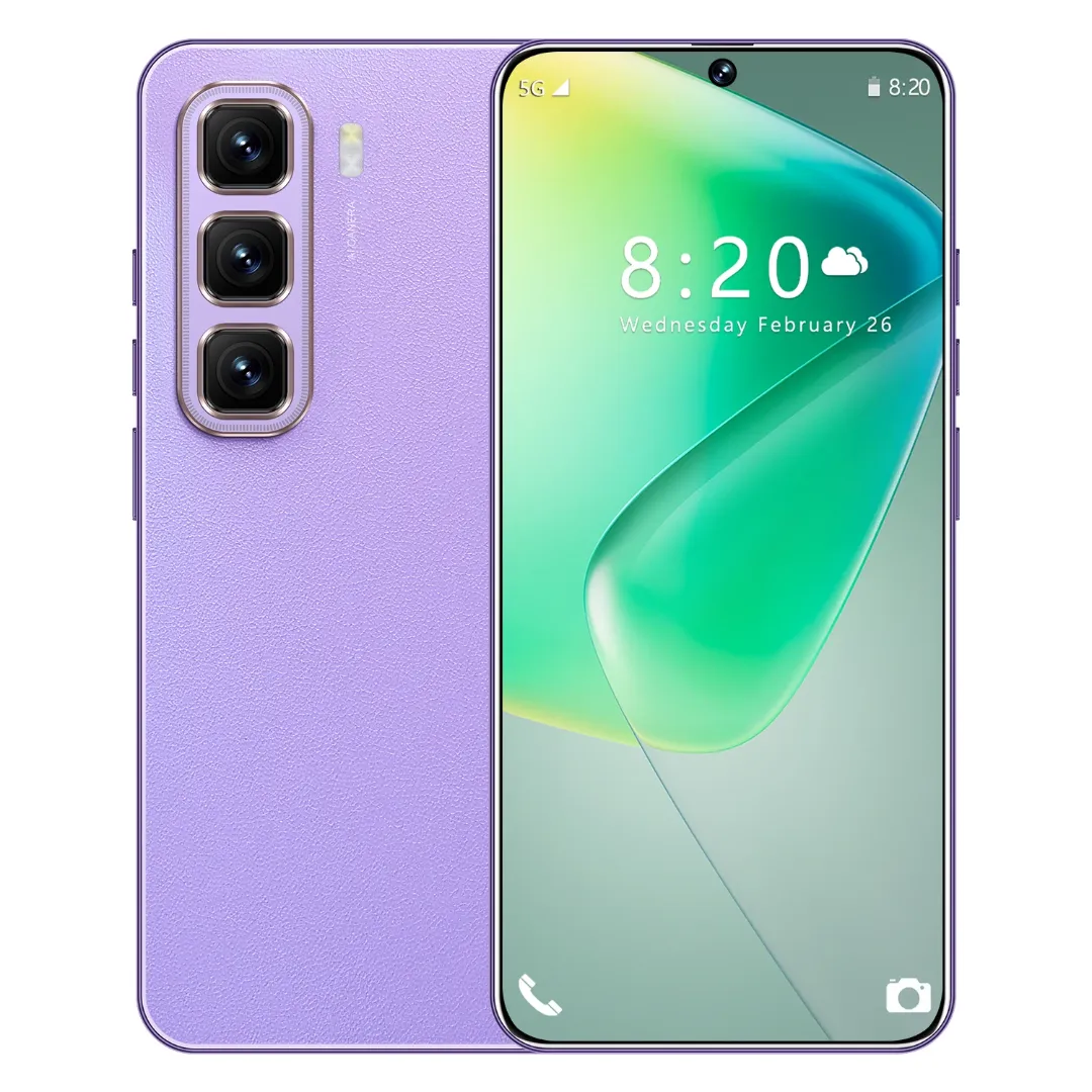 Smartphone Hot50 Pro Max – 5G, 8+256GB, Écran >7", Android 10, Caméra 48MP, Recharge Sans Fil, Débloqué Double SIM