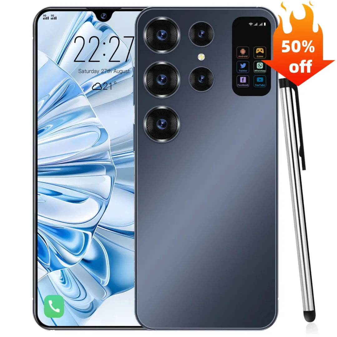 Smartphone Android 5G – 12 Go RAM, 256 Go ROM, Écran >7", Caméra 108 MP, Batterie 7000 mAh