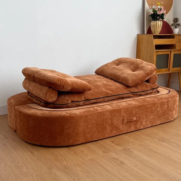 Canapé Modulable 3-en-1 – Design Moderne Transformable en Lit ou Méridienne