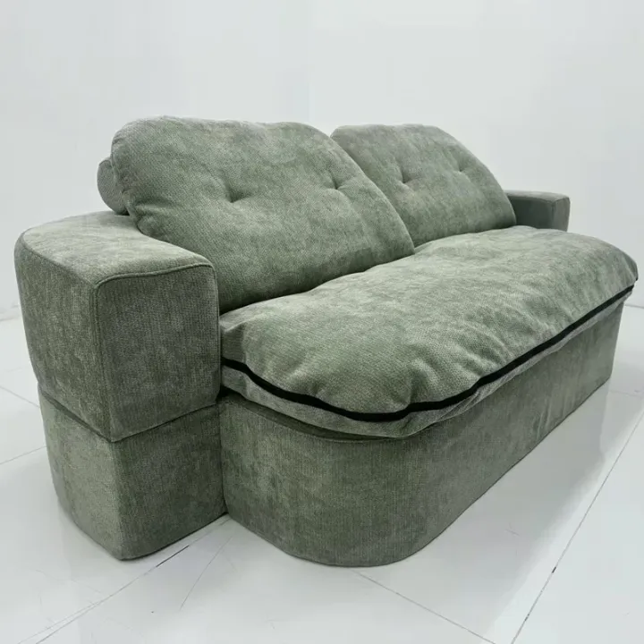 Canapé Modulable 3-en-1 – Design Moderne Transformable en Lit ou Méridienne