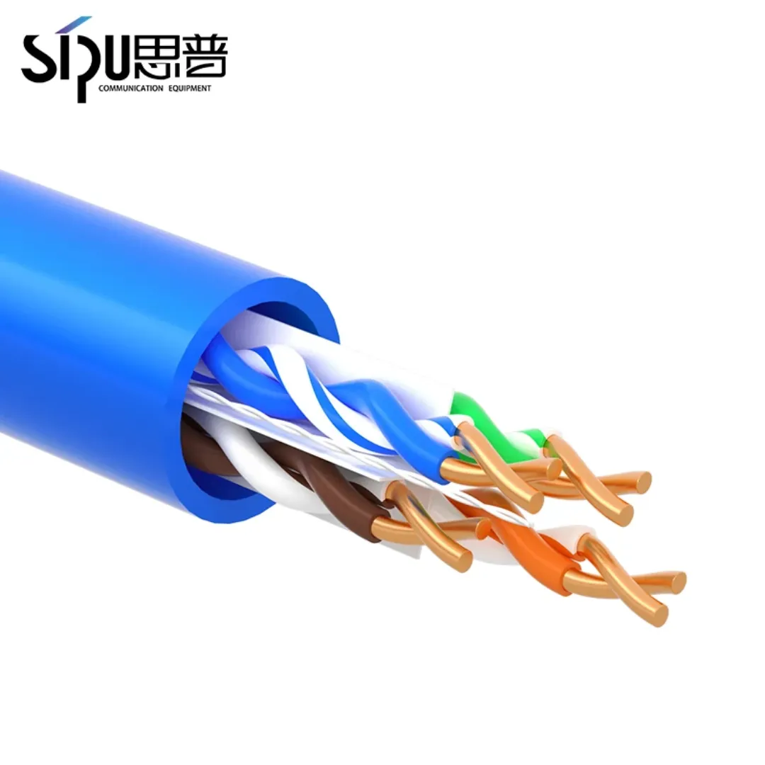 Câble Réseau Ethernet Cat6 SIPU 305M – UTP/FTP/SFTP – 8 Conducteurs – PVC HDPE – Pour Réseau, PC, ADSL, Modules