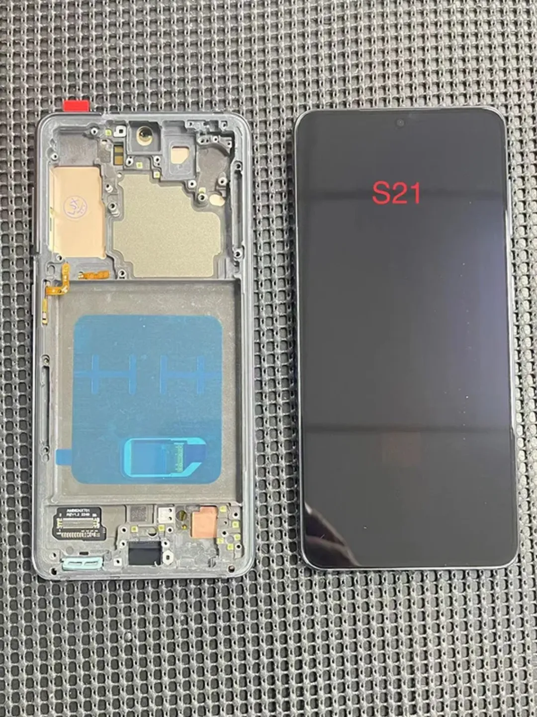 Écran LCD Complet de Remplacement pour Samsung Galaxy S21 5G – Assemblé avec Tactile et Châssis