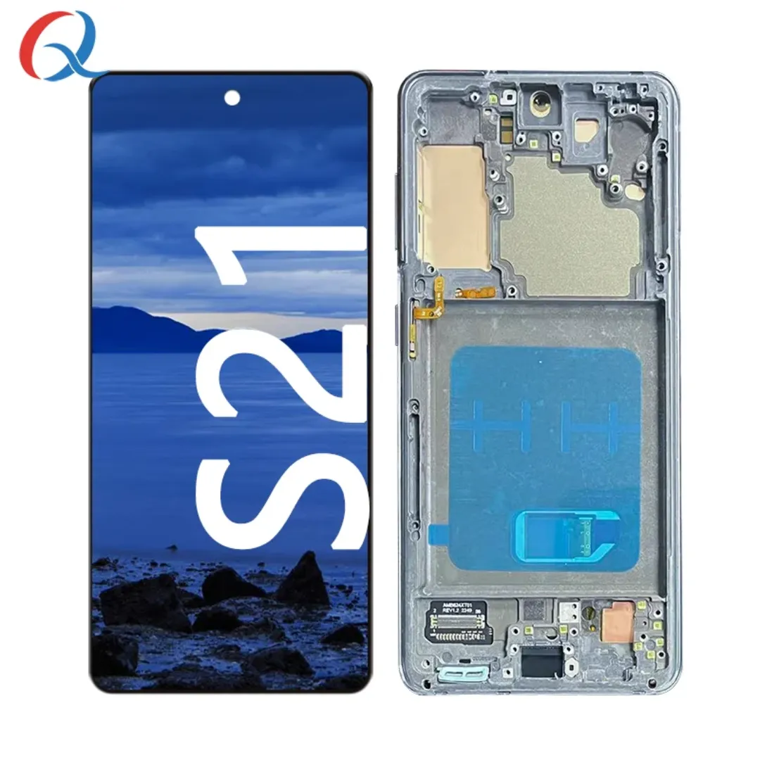 Écran LCD Complet de Remplacement pour Samsung Galaxy S21 5G – Assemblé avec Tactile et Châssis